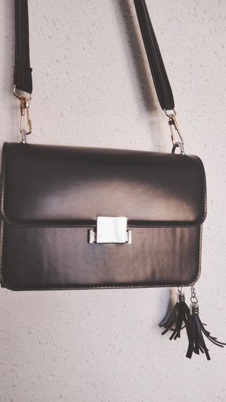 Bolso negro mujer - bandolera (regalo otra correa)