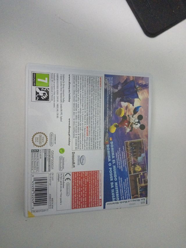 Capa do Mundo Misterioso do Disney Epic Mickey 3DS