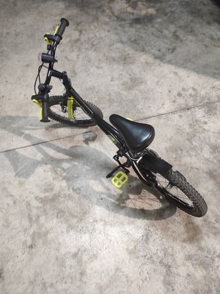 Bicicleta niño BTWIN 16" negra