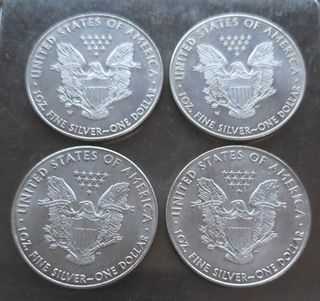4 Monedas Onza Águila Americana American Eagle