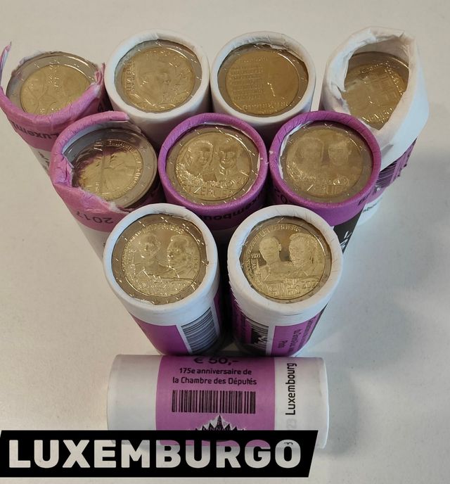 LUSSEMBURGO MONETE NON CIRCOLATE DA 2€