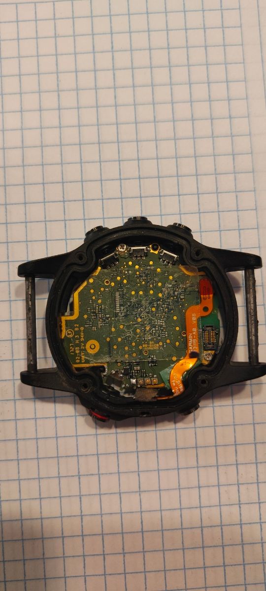 Carcasa Garmin Fenix 5 - Negra/Naranja