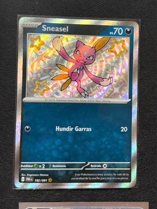 Carta Pokémon Sneasel 182/091