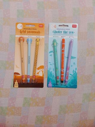 2 set Penne Legami - Under the Sea - Wild Savannah