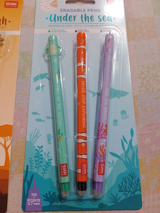 2 set Penne Legami - Under the Sea - Wild Savannah