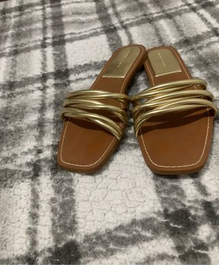 Sandalias doradas verano 38