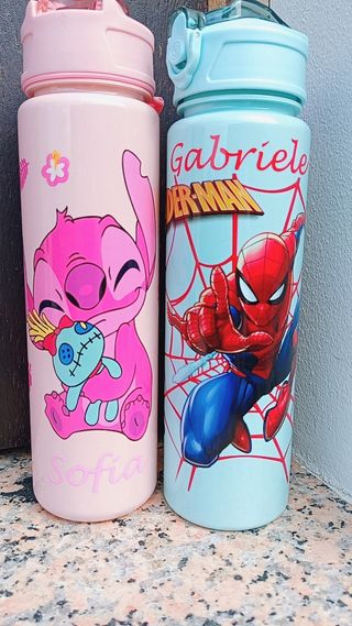 Borracce Bambini Stitch & Spiderman