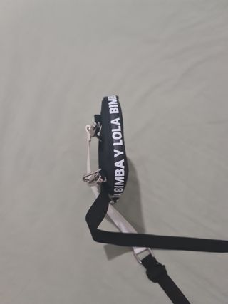 Bolso bandolera negro y blanco