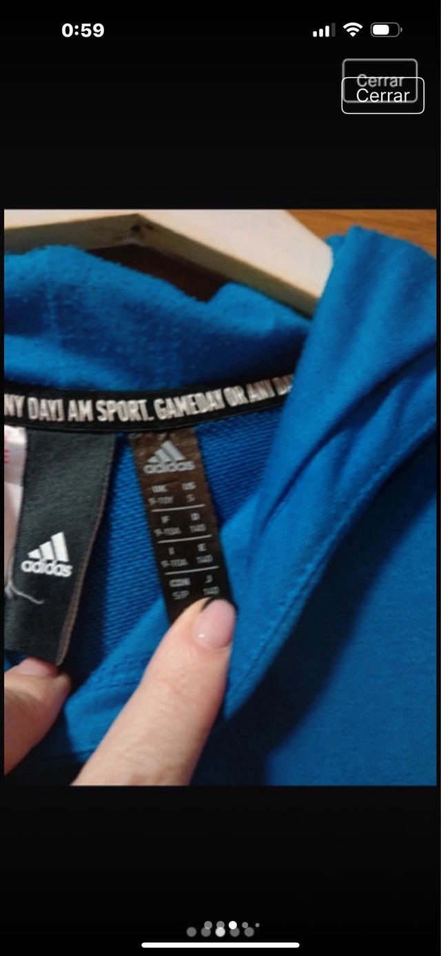 Sudadera y camiseta Adidas niño T9/10