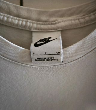Camiseta Nike unisex blanca talla S