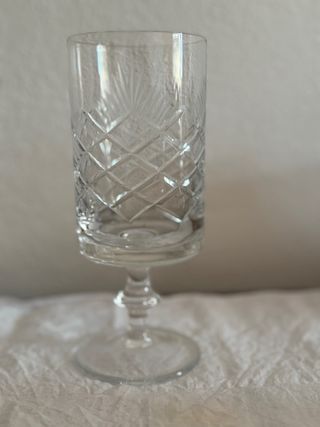 Bicchieri cristallo vintage