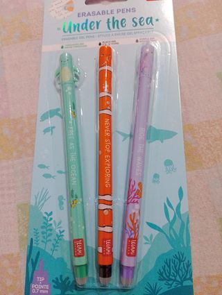 Set penne eresable " Under the Sea"