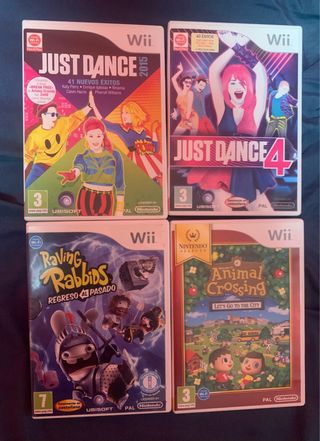 Pack 4 juegos Wii VERSIÓN PAL
