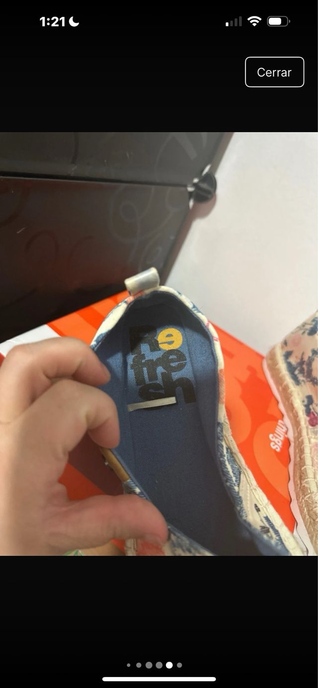 Alpargatas Mujer Flores Refresh