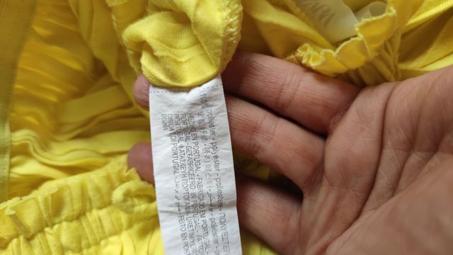 Pantalón ancho plisado niña Zara Talla 10 años 