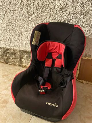 Silla coche Nania rosa-negra