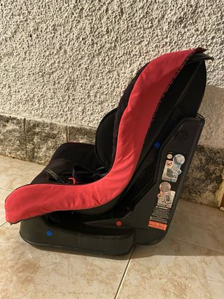 Silla coche Nania rosa-negra