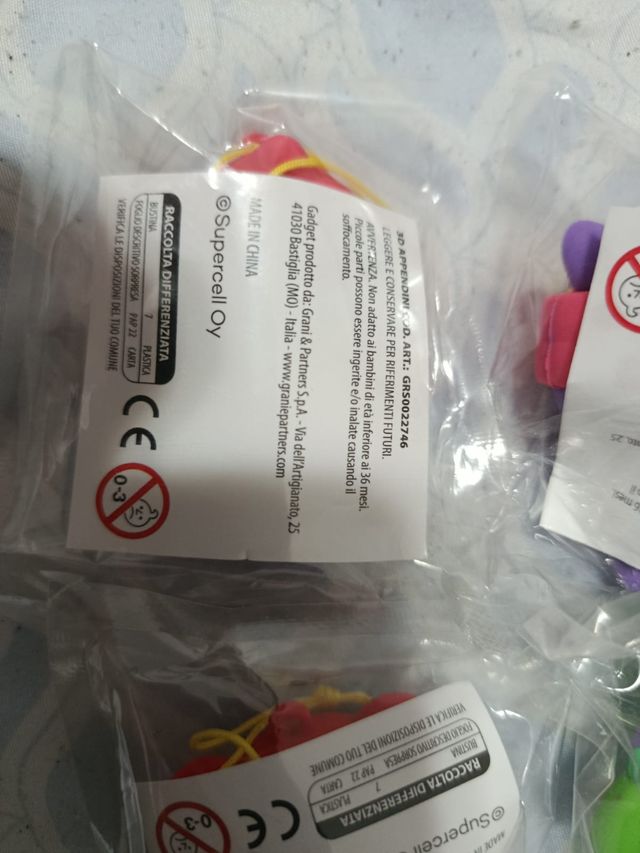 6 llaveros Braw Stars