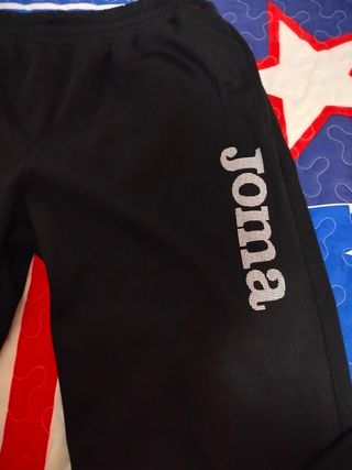 Pantalón chándal Joma negro