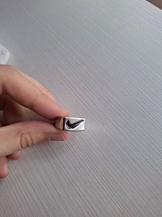Anillo Nike Ajustable Plata