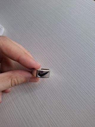 Anillo Nike Ajustable Plata