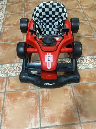 Andador Bebé 4 en 1 Coche Rojo