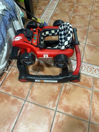 Andador Bebé 4 en 1 Coche Rojo