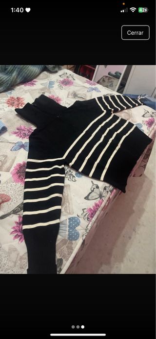 Jersey rayas blanco-negro