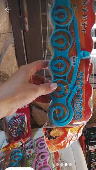 5 grucce plastica blu - 2 euro