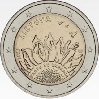 Moneda 2€ Lituania 2023 - Ucrania