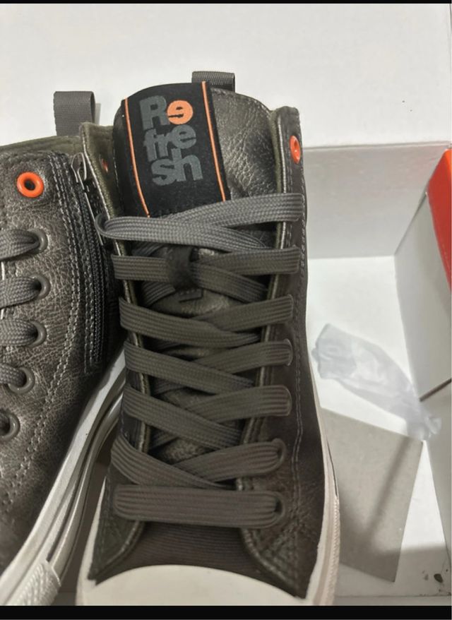 Botines plataforma grises