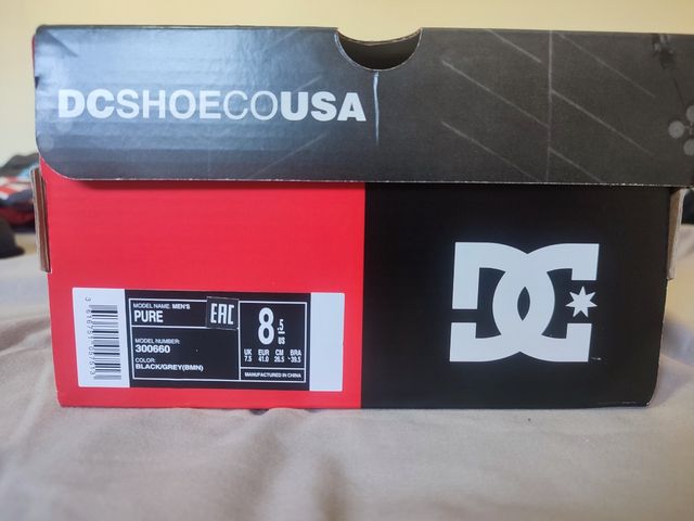 Zapatillas DC Shoes Pure - Negras/Grises