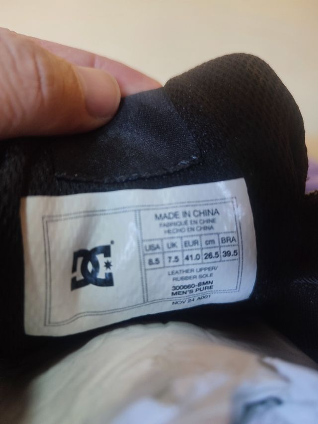 Zapatillas DC Shoes Pure - Negras/Grises