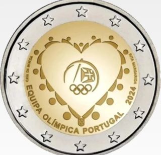 Moneda 2€ Portugal 2024 Olimpiadas