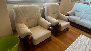 Sillones vintage de madera