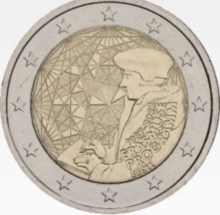 Moneda 2€ Estonia 2022 Erasmus