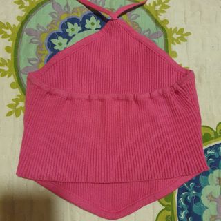 Top rosa XS - tejido de punto