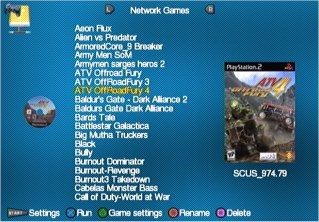 PS2 Slim (PlayStation 2) versione Freemcboot 1.966