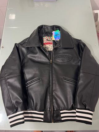 Chaqueta de cuero corteiz 