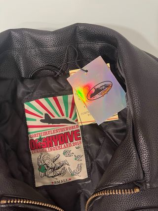 Chaqueta de cuero corteiz 