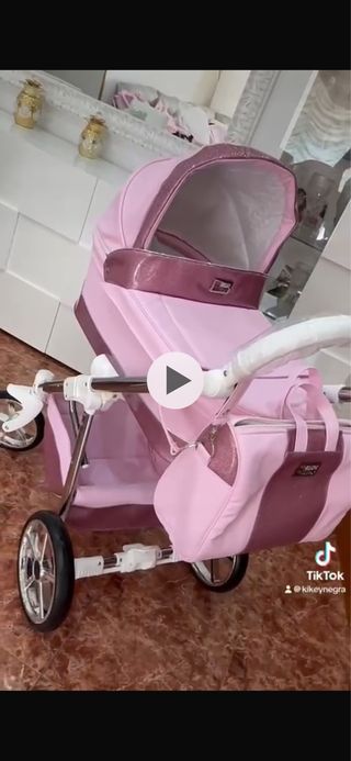 carro de bebé Bytax rosa