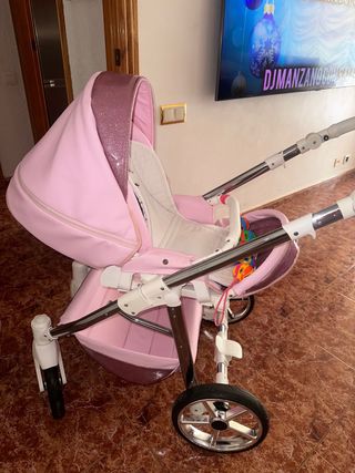 carro de bebé Bytax rosa