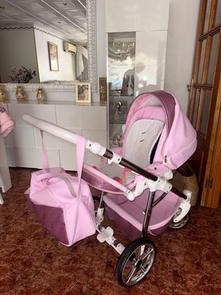 carro de bebé Bytax rosa