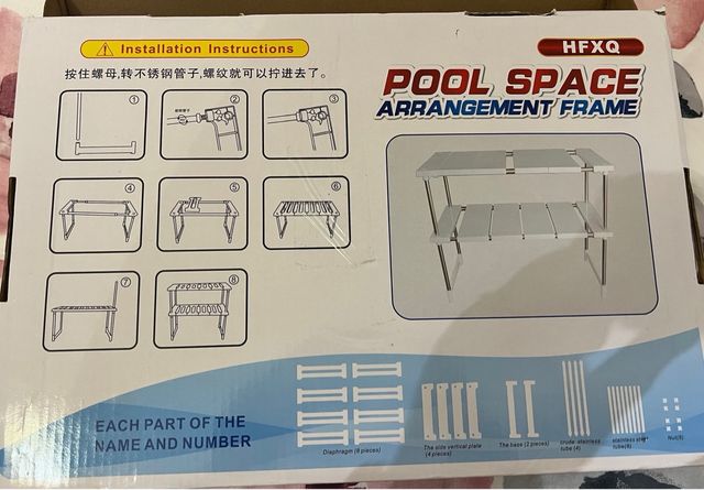 Scaffale cucina HFXQ 2 ripiani