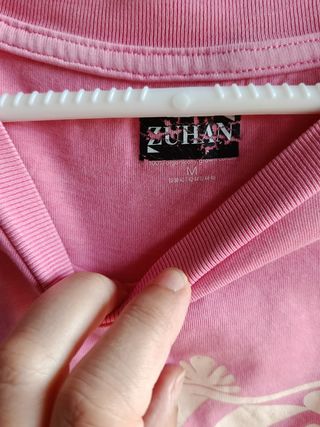 Camiseta vintage rosa - Talla M
