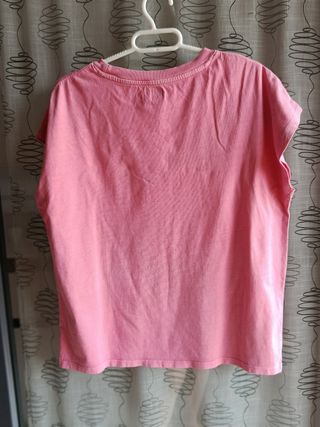 Camiseta vintage rosa - Talla M