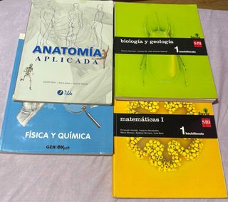 fyquimica, matemáticas I, biología y anatomía.