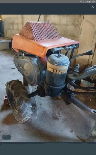 Tractor mula lombardini Terbu M4-S LDA 450 12cv