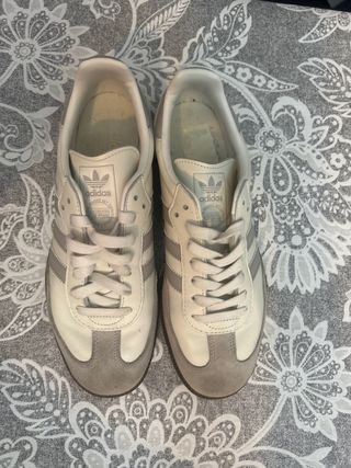 Adidas Samba - Zapatillas Gris/Blanco