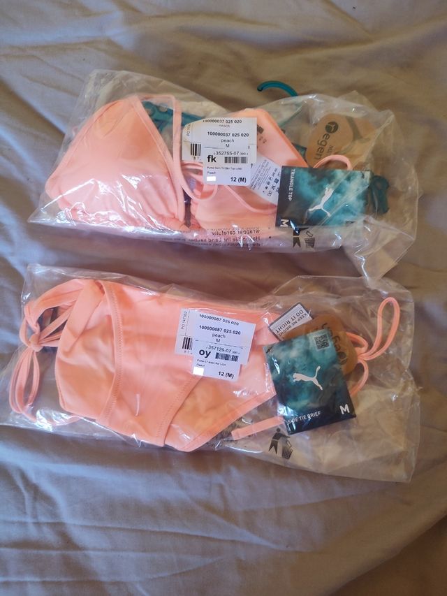 Bikini Puma Triángulo Rosa - Talla M